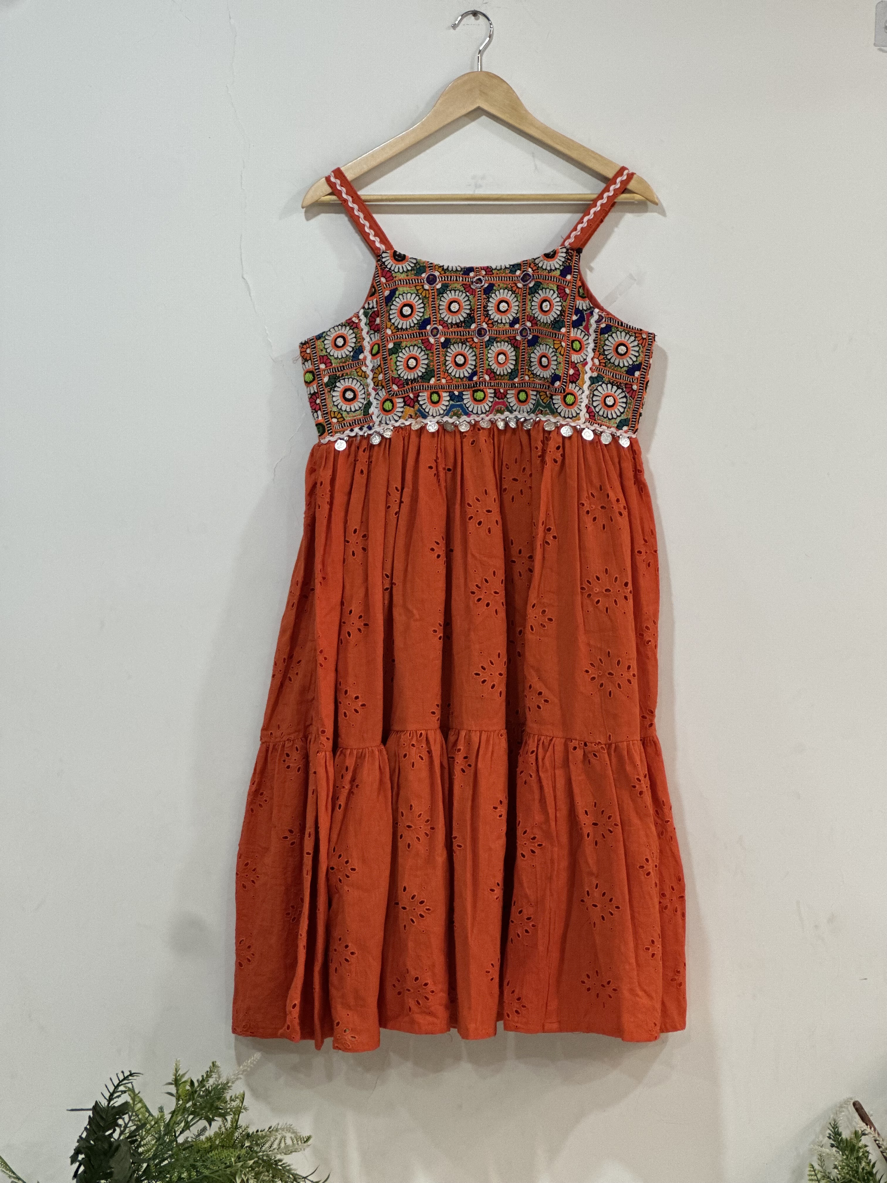 Orange dress