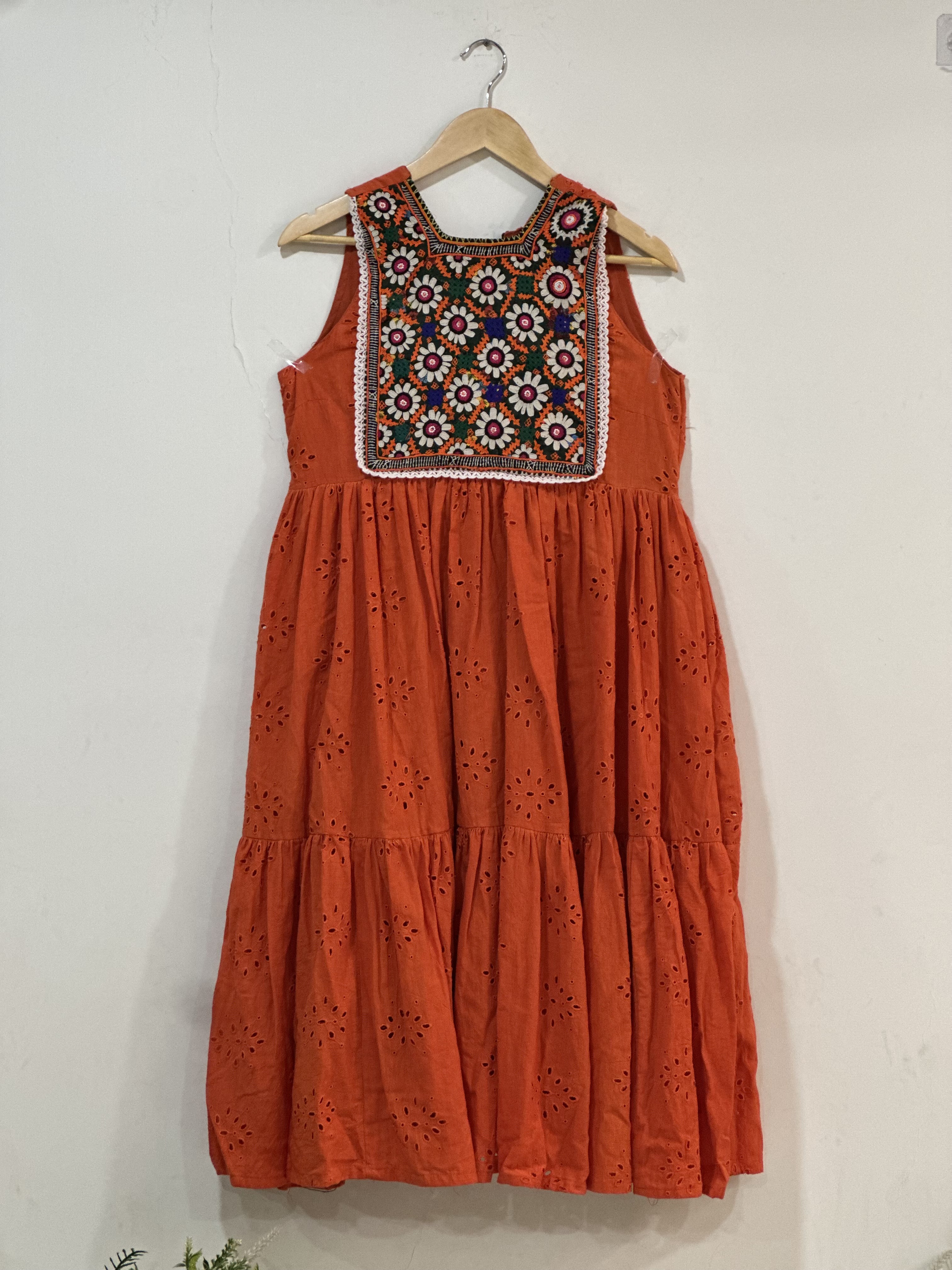Orange dress