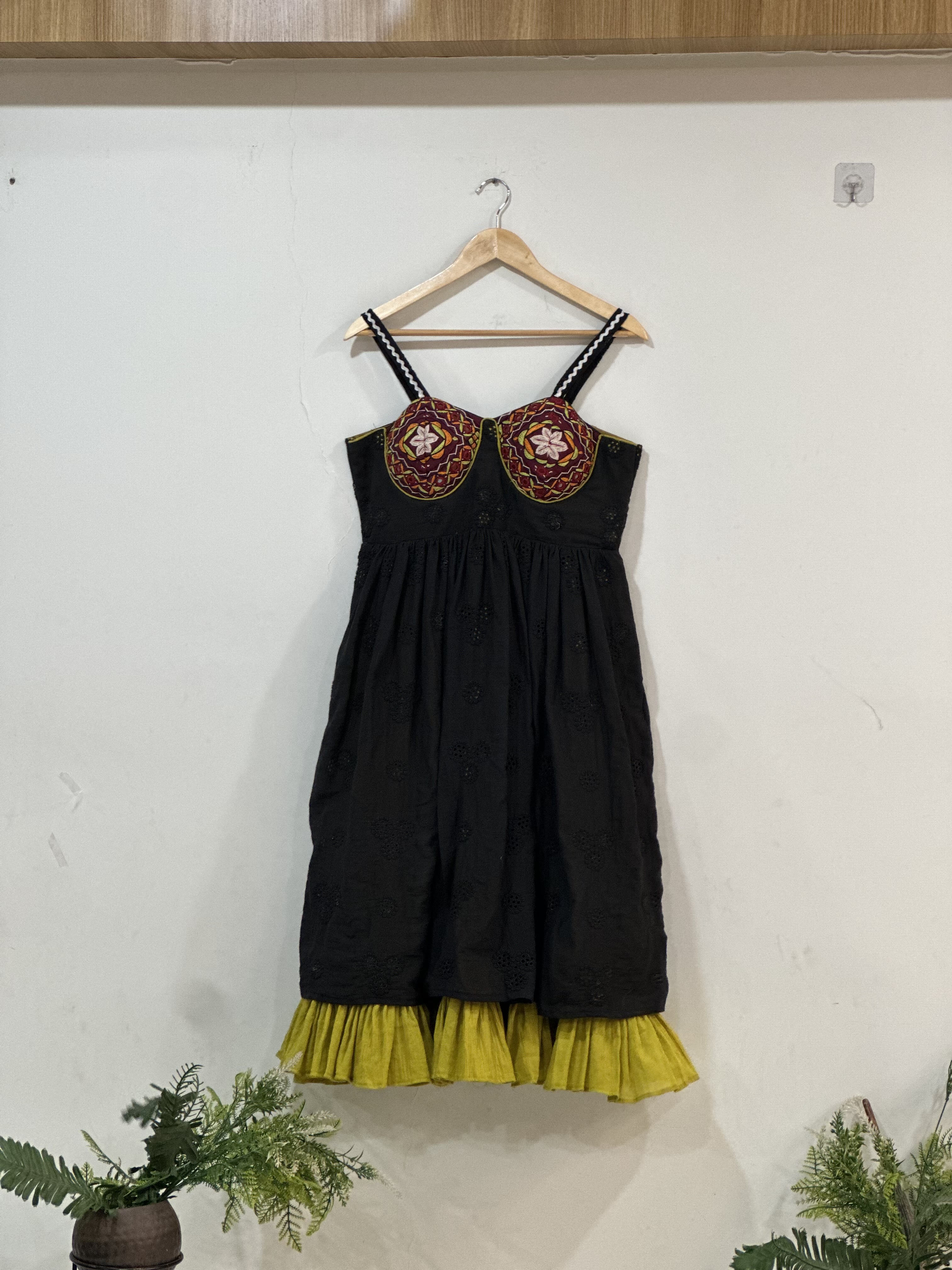 Co-ord black dress